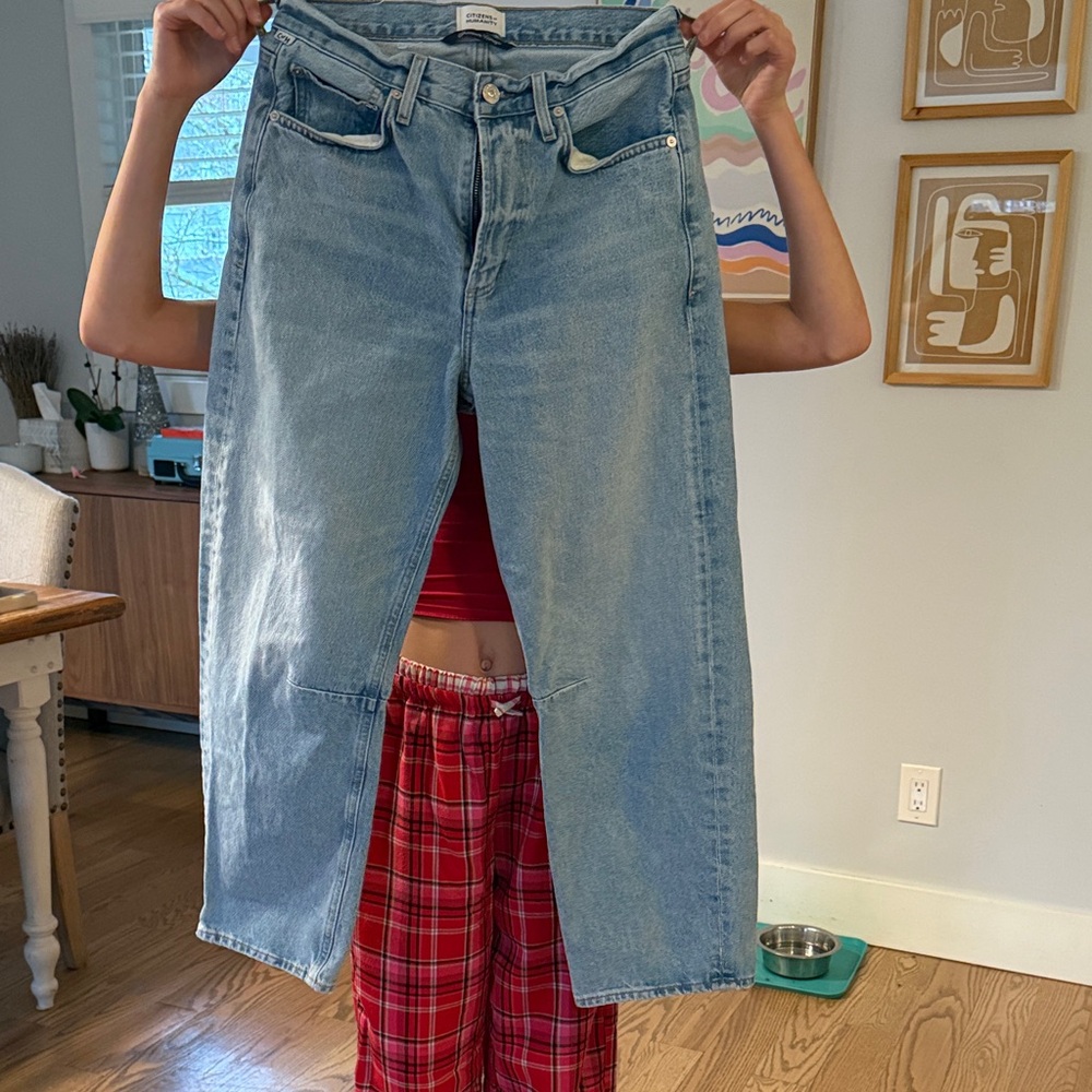 Citizens Of Humanity Light Blue Straight Leg Jeans